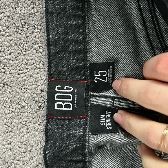 Urban Outfitters Slim Straight Black Jeans / 25 - Picture 5 of 5
